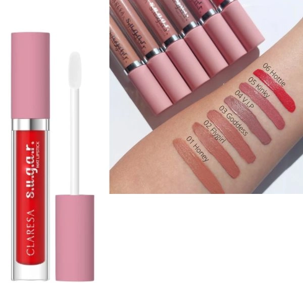Claresa s.u.g.a.r. Mat Lipstick - 06 Hottie