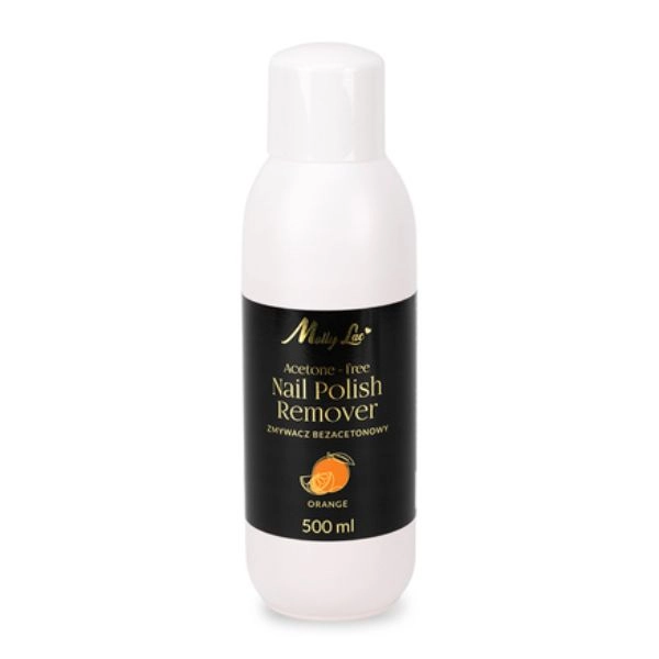 MollyLac Odlakovač na nechty bez acetónu - Orange, 500ml