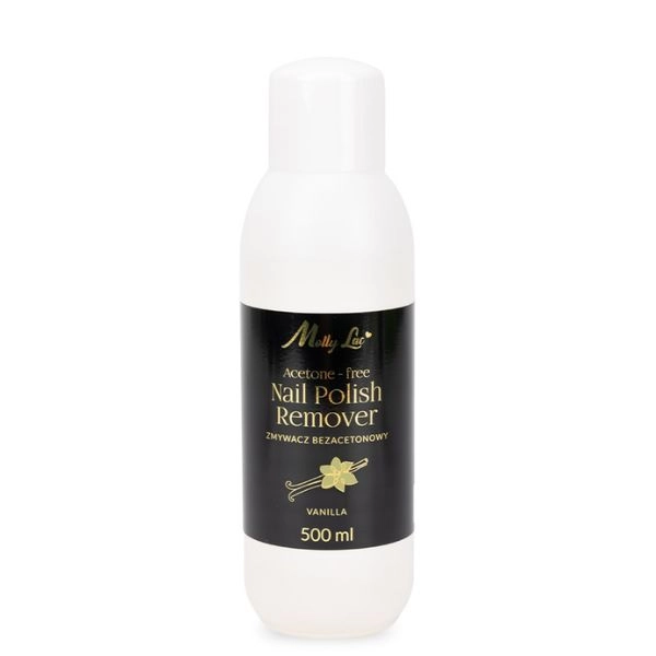 MollyLac Odlakovač na nechty bez acetónu - Vanilla, 500ml