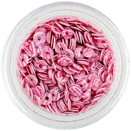 Flitre CD - svetloružové s ružovými pásikmi