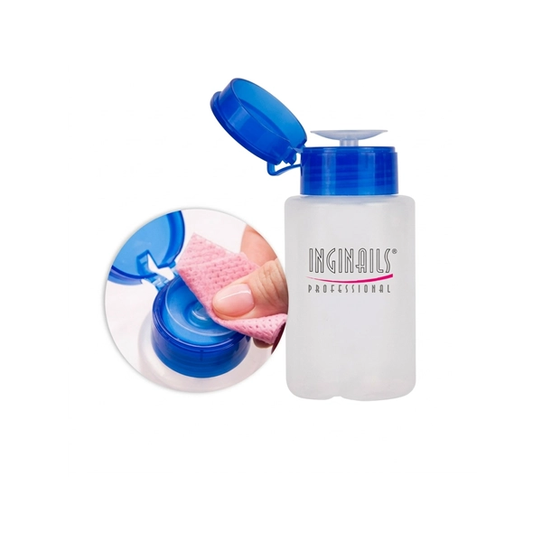 Dávkovač s umelým uzáverom na tekutiny, 100 ml - modrý