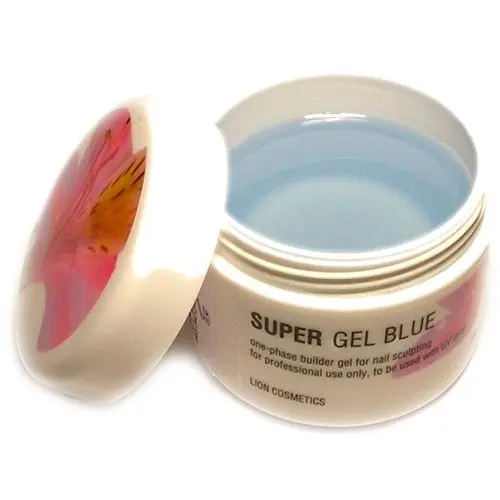 UV gél Lion Cosmetics - Super gel Blue 40ml - stavebný jednofázový gél