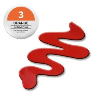 3 Orange 5g – farebný UV gél