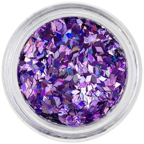 Ozdobné diamanty - svetlofialové, hologram