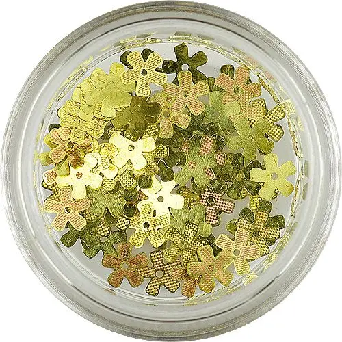 Kovové ozdoby na nechty - kvety