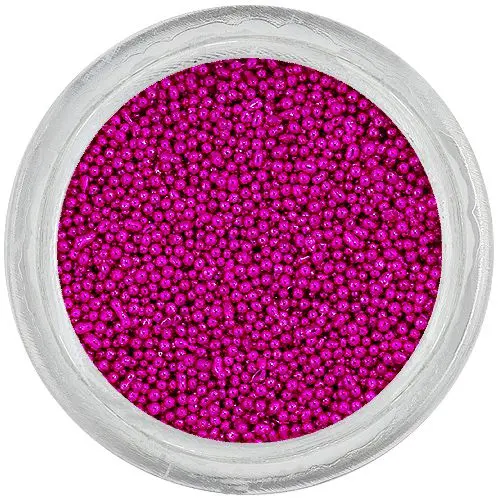 Nail art ozdoby - ružové perly 0,5mm