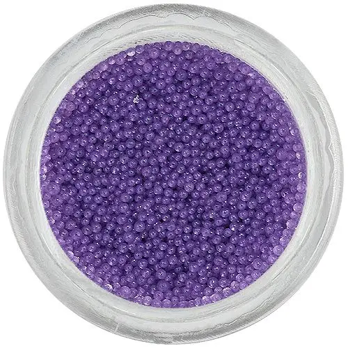 Ozdoby na nechty - 0,5mm perly, svetlofialové