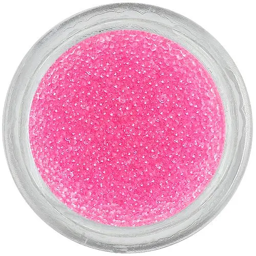 Nail art ozdoby - jemne ružové perly 0,5mm
